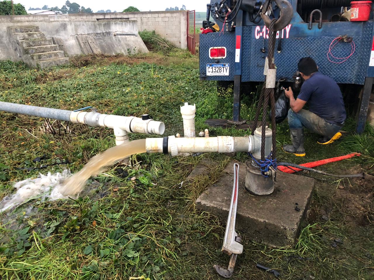 Imagen de una Bomba para agua instalada por tecnoriego